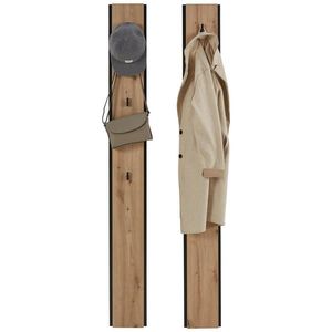 Voleo VEŠIAKOVÝ PANEL, čierna, dub artisan, 19, 6/170/3 cm vyobraziť