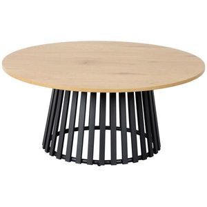 Boxxx KONFERENČNÝ STOLÍK, čierna, farba duba, kov, kompozitné drevo, 80/80/40 cm vyobraziť