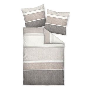 Janine POSTEĽNÁ BIELIZEŇ, satén, sivá, piesková, svetlohnedá, 135/200 cm vyobraziť