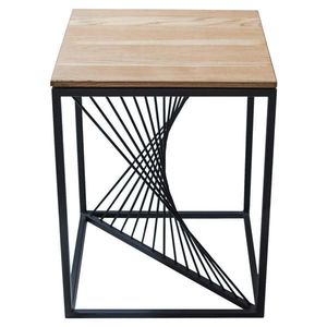 Boxxx PRÍRUČNÝ STOLÍK, divoký dub, čierna, divoký dub vyobraziť