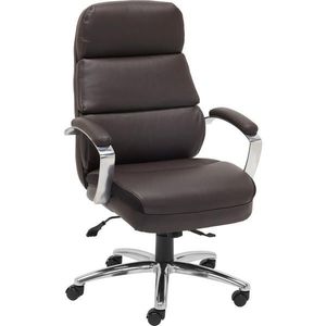 KANCELÁRSKE KRESLO, vzhľad kože, sieť, hnedá vyobraziť