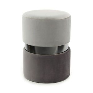 TABURETKA, drevo, kov, textil, kompozitné drevo, 35/46/35 cm vyobraziť