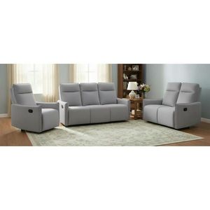 P & B SEDACIA ZOSTAVA, textil, tmavosivá vyobraziť