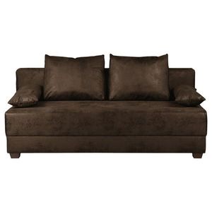 MID.YOU ROZKLADACIA POHOVKA, textil, tmavohnedá vyobraziť