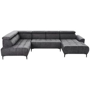 Stylife SEDACIA SÚPRAVA, textil, grafitová vyobraziť