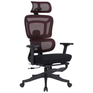 Novel OTOČNÁ STOLIČKA, sieťovina, červená, čierna vyobraziť