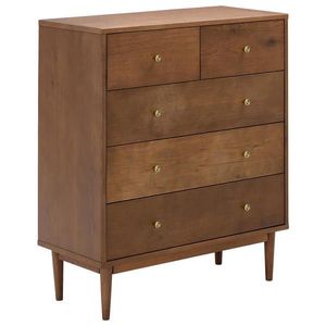 MID.YOU ŠIROKÁ KOMODA, dub, zlatá, farba vlašského orecha, 85/99/40 cm vyobraziť