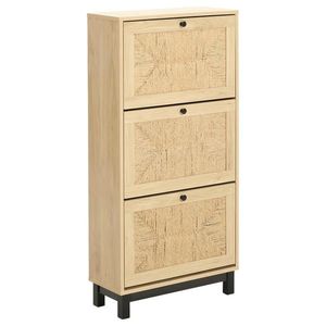 MID.YOU VÝKLOPNÁ SKRINKA NA TOPÁNKY, prírodná farba, čierna, borovica, 58/118, 5/23 cm vyobraziť