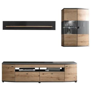 Livetastic OBÝVACIA STENA, hnedá, sivá, dub artisan vyobraziť