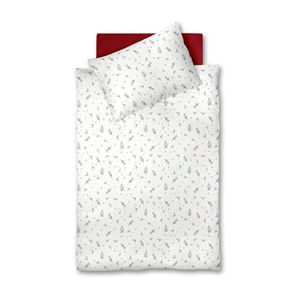 Fleuresse POSTEĽNÁ BIELIZEŇ, flanel, červená, biela, tmavozelená, 140/200 cm vyobraziť