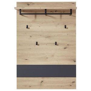 Voleo VEŠIAKOVÝ PANEL, grafitová, dub artisan, 80/118/30 cm vyobraziť