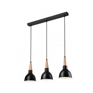 Luster na lanku FRANCESCA 3xE27/60W/230V čierna LM-3.106 BLACK vyobraziť