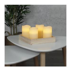 Eglo 410037 - SADA 4x LED Vianočná dekorácia MAY 1xLED/0, 066W/3xAAA béžová 410037 vyobraziť