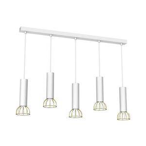 Luster na lanku DANTE 5xGU10/25W/230V biela/zlatá MLP7256 vyobraziť