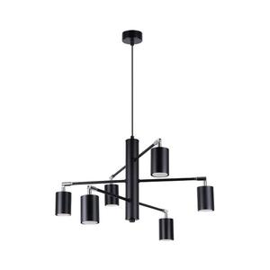 SL.1207 - Luster na lanku LEMMI 6xGU10/10W/230V čierna SL.1207 vyobraziť