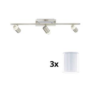 Eglo - LED Bodové svietidlo MY CHOICE 3xE14/40W/230V chróm/biela 1xEG31127+3xEG94655 vyobraziť