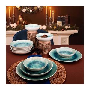 Jedálenská súprava 18 ks modrá/porcelán 387GRP1170 vyobraziť