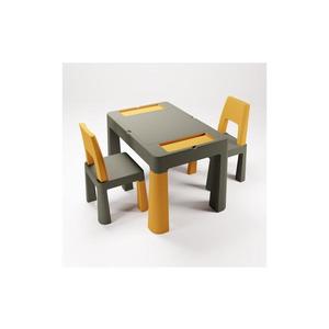 TEGA BABY - Detský stolík so stoličkami sivá/žltá TI-011-172 vyobraziť