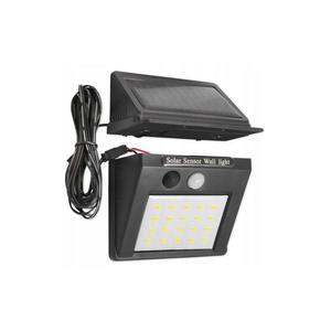 LED solárne nástenné svietidlo so snímačom a externým panelom LED/0, 55W/3, 7V IP44 SOLAR 1 EXT vyobraziť