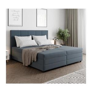 Čalúnená posteľ s pružinovou matracou a úložným priestorom ISABEL 180x200 sivá 8595178699832 vyobraziť