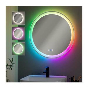 Brilagi- LED RGBW stmievateľné vyhrievané zrkadlo s podsvietením AVA PRO LED/18W/230V pr. 60 cm IP44 FG-GM1109-18W-RGB vyobraziť