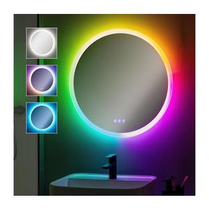Brilagi-LED RGBW stmievateľné vyhrievané zrkadlo s podsvietením CLARA PRO LED/18W/230V priemer 60 cm IP44 FG-GM1108-19W-RGB1 vyobraziť