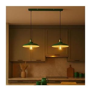 Brilagi - LED Luster na lanku FLAMENGO 2xE27/60W/230V zelená BG72380 vyobraziť