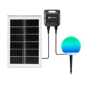 B.V. -LED RGB stmievateľná vonkajšia lampa MESH 20 W/3, 7 V 4000 mAh 2700-6500 K IP65 pr. 15 cm S1030233S vyobraziť