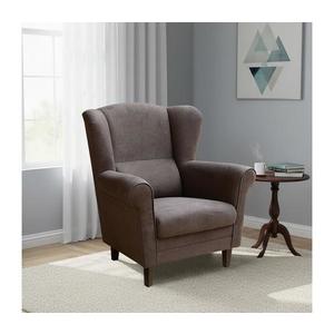 Ušiakové kreslo GALA tmavohnedé 8590828129110 vyobraziť