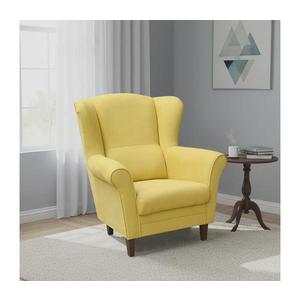 Ušiakové kreslo GALA žlté 8590828129158 vyobraziť