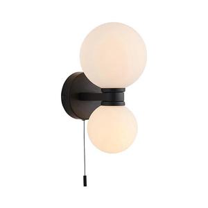 Endon 93523 - Kúpeľňové nástenné svietidlo PULSA 2xG9/3W/230V IP44 čierna/biela 93523 vyobraziť