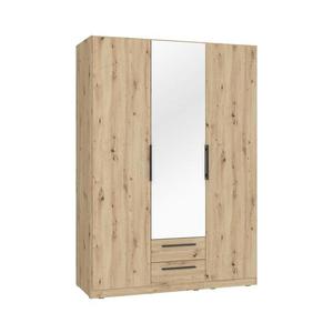 Šatní skriňa so zrkadlom MARO 150 × 213 cm dub Artisan CDXS83S-D78 vyobraziť