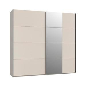 Šatníková skriňa so zrkadlom ODEN 220x210 cm béžová SHMS92412-U60 vyobraziť