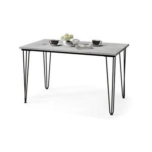 Jedálenský stôl HALIJA, betónová šedá 5903631914430 vyobraziť