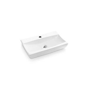 Bathco 0041 - Umývadlo na dosku SARDINERO 61, 5x37, 5 cm porcelán/biela 0041 vyobraziť