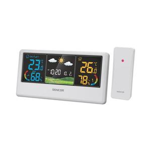 Sencor - Meteostanica s farebným LCD displejom 3xAAA + 2xAA biela 52000065 vyobraziť