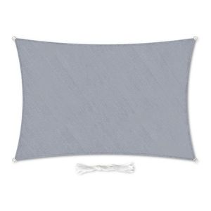 Blumfeldt Pravouhlá slnečná clona, 2 x 4 m, s upevňovacími okami, polyester, priedušná vyobraziť
