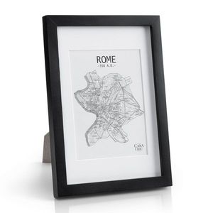 Casa Chic Brighton, rám na obrázky, sklo, DIN A4 s paspartou, pravé drevo vyobraziť