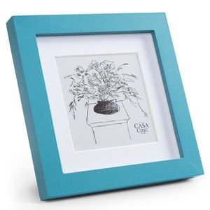 Casa Chic Clapton, rám na obrázky, štvorcový, fotky 15 x 15 cm, pasparta, sklo vyobraziť