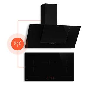 NA HaloSync indukčná varná doska s digestorom| 5 varných zón | 11400 W | 632 m³/h | 90 cm vyobraziť