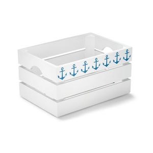 Dekoračná drevená debnička vyobraziť