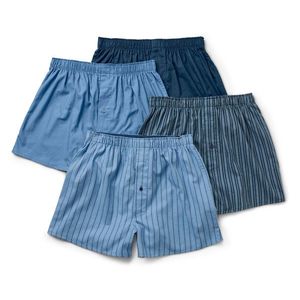 Flanelové boxerky, 4 ks, prúžkované vyobraziť