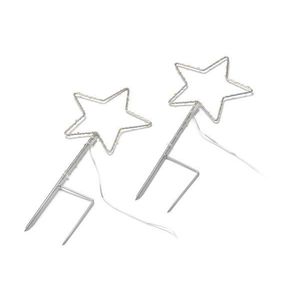 Zapichovacie LED dekorácie do záhrady, 2 ks, malé vyobraziť