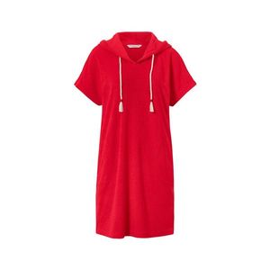 Plážové froté šaty, červené vyobraziť