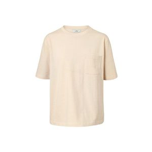 Tričko v oversize štýle, pieskové vyobraziť