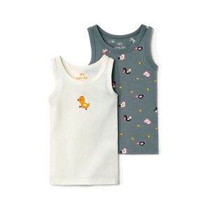 Detské tielka, 2 ks, potlač s motívom farmy vyobraziť