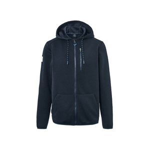 Funkčná bunda, tmavomodrá s melírom vyobraziť