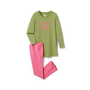 Detské pyžamo, zelené vyobraziť