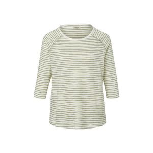 Prúžkované tričko s 3/4 rukávom vyobraziť