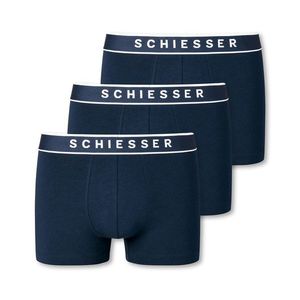 Boxerky SCHIESSER s biobavlnou, 3 ks, tmavomodré vyobraziť